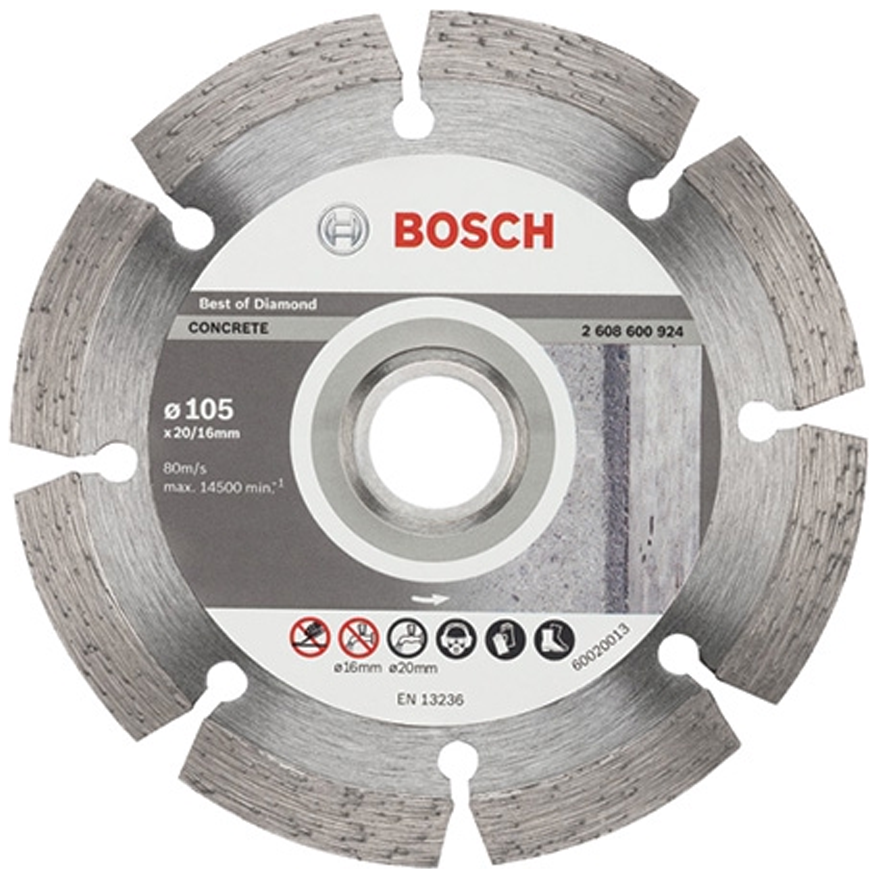 Bosch Diamond Cutting Disc for Concrete 4 Bosch Diamond Cutting Disc for Concrete 4